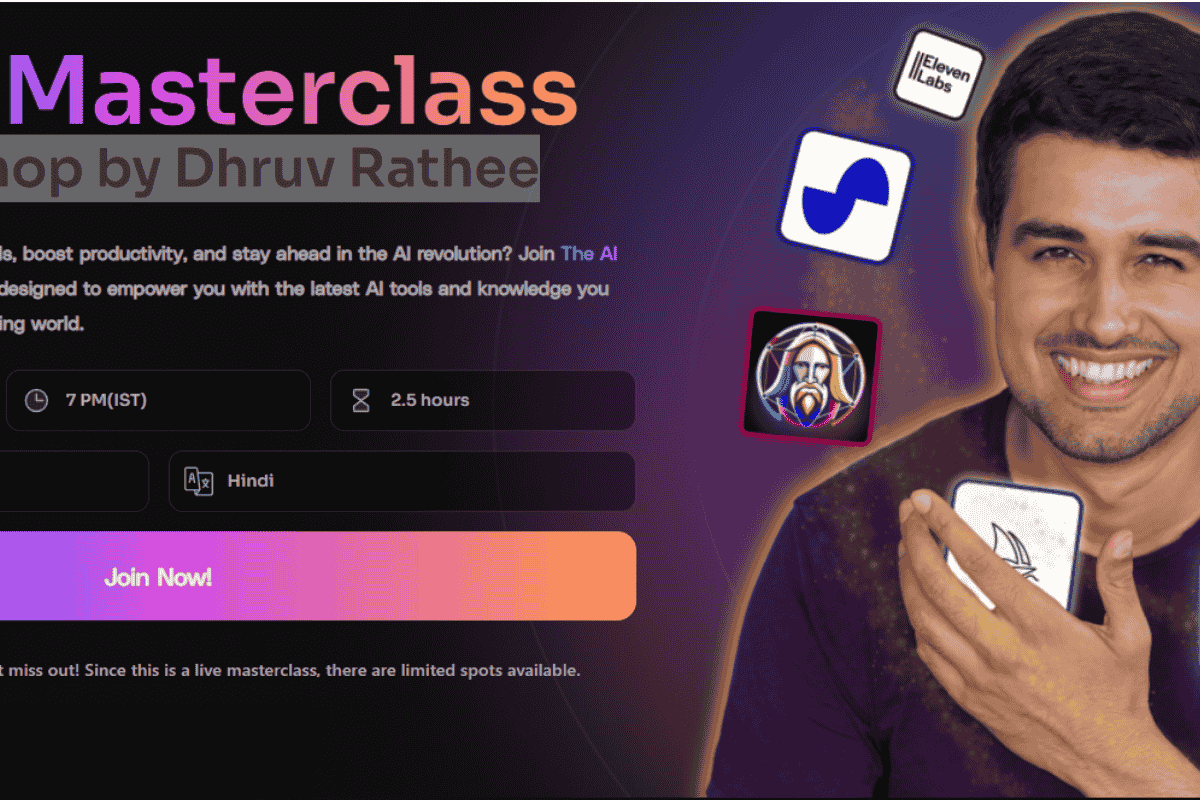 Dhruv Rathee AI Master Class