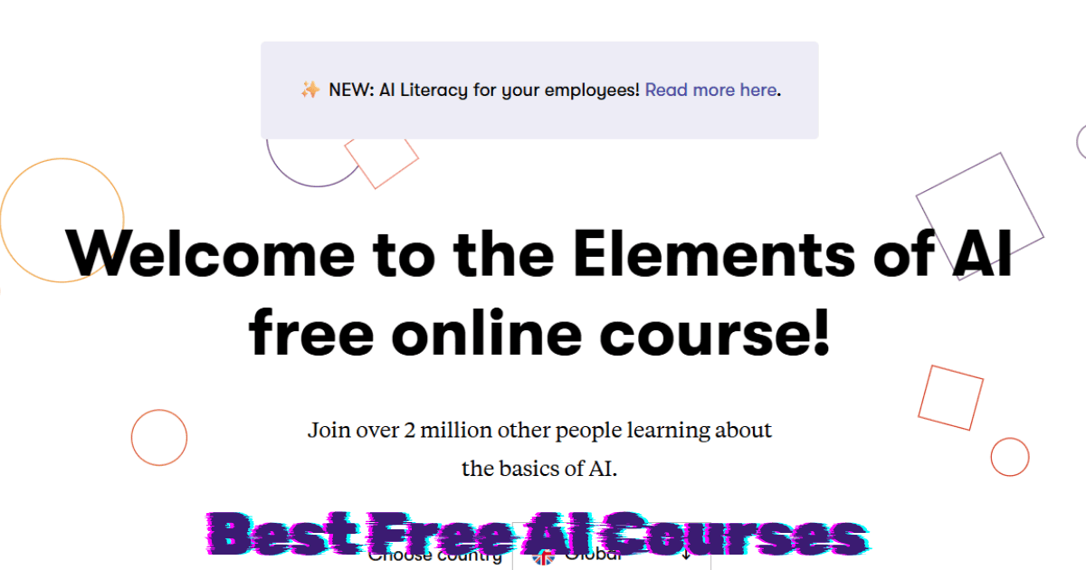 5 Free AI Courses After 12th