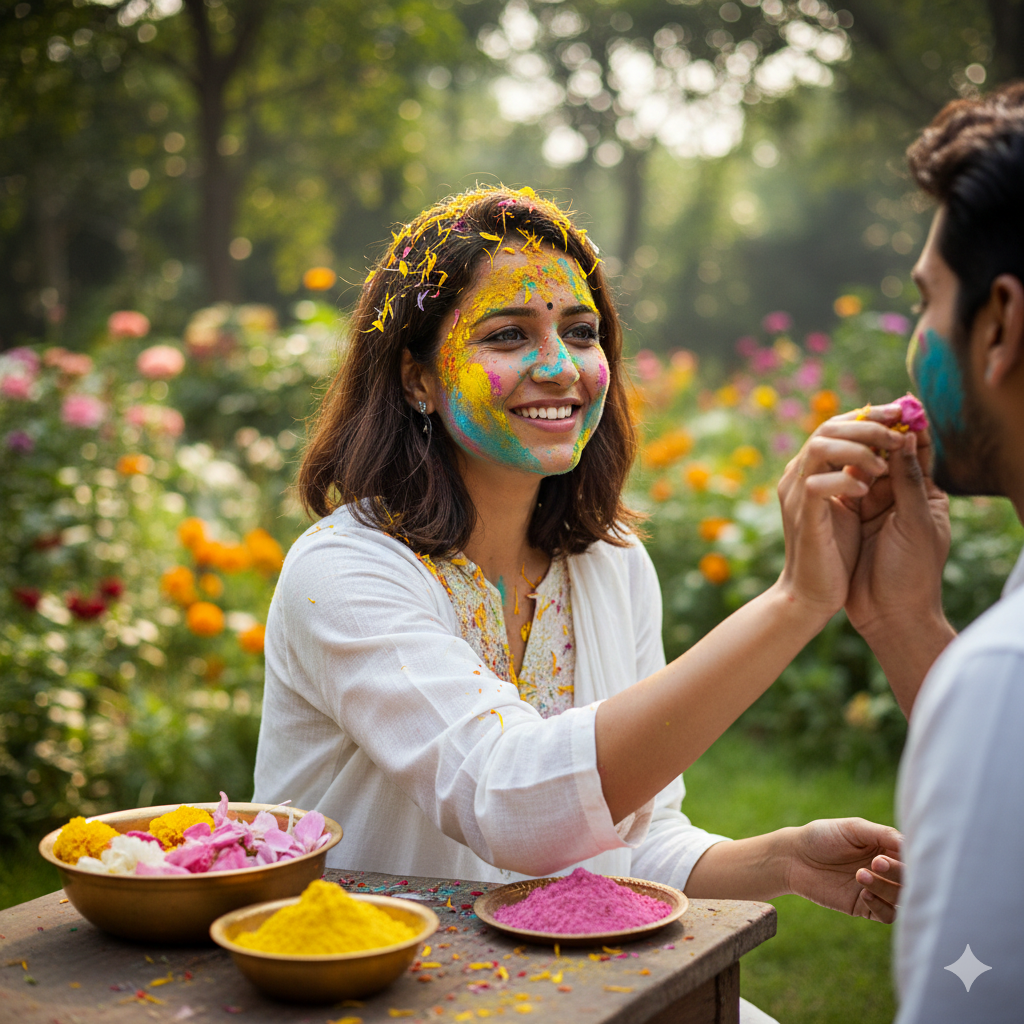 Eco-Friendly Natural Holi