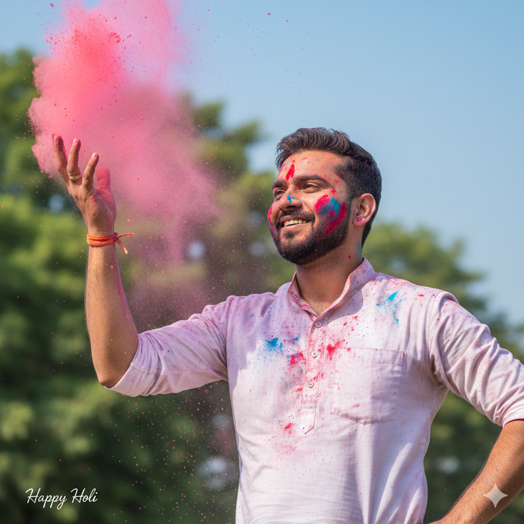 Google Gemini AI for Holi Photo Editing