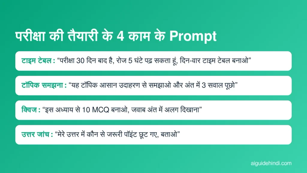 How to use AI for exam preparation - 7 स्मार्ट तरीके